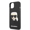 Karl Lagerfeld iPhone 14 3D Rubber Karl's Head (KLHCP14SKH3DB) hátlap, tok, fekete