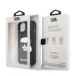 Karl Lagerfeld iPhone 14 3D Rubber Karl's Head (KLHCP14SKH3DB) hátlap, tok, fekete