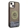 Karl Lagerfeld KLHCP14SLCRSGRK Liquid Glitter RSG iPhone 14 6,1", hátlap, tok, fekete