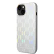 Karl Lagerfeld iPhone 14 Iridescent Monogram (KLHCP14SLGMMSV3) hátlap, tok, ezüst
