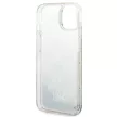 Karl Lagerfeld KLHCP14SLMNMS Liquid Glitter Monogram iPhone 14 6,1" hátlap, tok, ezüst
