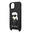Karl Lagerfeld KLHCP14SSTKMK Monogram Ikonik Patch iPhone 14 6,1", hátlap, tok, fekete