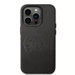 Karl Lagerfeld iPhone 14 Pro Max PU Leather Perforated Logo (KLHCP14XFWHK) hátlap, tok, fekete