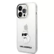 Karl Lagerfeld Ikonik Choupette iPhone 14 Pro Max 6,7" KLHCP14XHNCHTCT hátlap, tok, átlátszó