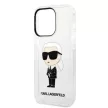 Karl Lagerfeld Ikonik Karl Lagerfeld iPhone 14 Pro Max 6.7" KLHCP14XHNIKTCT hátlap, tok, átlátszó