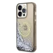 Karl Lagerfeld Liquid Glitter RSG iPhone 14 Pro Max 6,7" KLHCP14XLCRSGRK, hátlap, tok, fekete