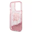 Karl Lagerfeld Liquid Glitter NFT Karl's Head iPhone 14 Pro Max 6,7" KLHCP14XLNKHHCP tok, rózsaszín