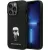Karl Lagerfeld KLHCP14XSMHKNPK Silicone Ikonik Metal Pin iPhone 14 Pro Max 6.7" tok, fekete