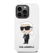Karl Lagerfeld Silicone Ikonik iPhone 14 Pro Max 6,7" KLHCP14XSNIKBCH tok, fehér