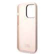 Karl Lagerfeld iPhone 14 Pro Max Liquid Silicone Ikonik NFT (KLHCP14XSNIKBCP) hátlap, tok, rózsaszín