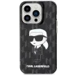 Karl Lagerfeld KLHCP15LHNKMKLK Ikonik Monogram iPhone 15 PRO tok, fekete