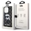 Karl Lagerfeld KLHCP15LHNKMKLK Ikonik Monogram iPhone 15 PRO tok, fekete