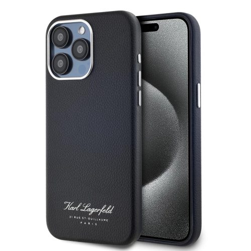 Karl Lagerfeld KLHCP15XPGWCMKHK iPhone 15 Pro Hotel RSG tok, fekete