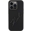 Karl Lagerfeld KLHCP15LSKSBMCK Silicone Karl Script Logo iPhone 15 Pro tok, fekete