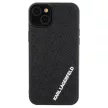 Karl Lagerfeld KLHCP15M3DMKRLK 3D Rubber Glitter Logo iPhone 14 Plus/15 Plus 6.7", hátlap, tok, fekete