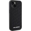 Karl Lagerfeld KLHCP15MPQKPMK Quilted K Pattern iPhone 14 Plus/15 Plus 6.7", hátlap, tok, fekete
