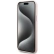 Karl Lagerfeld KLHCP15MSMHCNPP Silicone Choupette Metal Pin iPhone 14 Plus/15 Plus 6.7" tok, rózsaszín