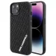 Karl Lagerfeld KLHCP15S3DMKRLK 3D Rubber Glitter Logo iPhone 15 6.1", hátlap, tok, fekete