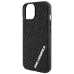 Karl Lagerfeld KLHCP15S3DMKRLK 3D Rubber Glitter Logo iPhone 15 6.1", hátlap, tok, fekete