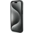 Karl Lagerfeld KLHCP15SGSACHPK Gripstand Saffiano Choupette Pins iPhone 15 6.1", hátlap, tok, fekete