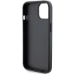 Karl Lagerfeld KLHCP15SGSACHPK Gripstand Saffiano Choupette Pins iPhone 15 6.1", hátlap, tok, fekete