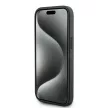 Karl Lagerfeld PU Quilted Pattern Case iPhone 15 (KLHCP15SPQKPMK) hátlap, tok, fekete