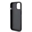 Karl Lagerfeld PU Quilted Pattern Case iPhone 15 (KLHCP15SPQKPMK) hátlap, tok, fekete