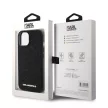 Karl Lagerfeld PU Quilted Pattern Case iPhone 15 (KLHCP15SPQKPMK) hátlap, tok, fekete