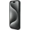 Karl Lagerfeld KLHCP15SSAPKCNPK Saffiano Cardslot Karl&Choupette Metal Pin iPhone 15 6.1" hátlap, tok, fekete
