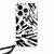 Karl Lagerfeld KLHCP15XHZBPKCCK IML Zebra Pattern & Cord iPhone 15 Pro Max 6.7", hátlap, tok, fekete