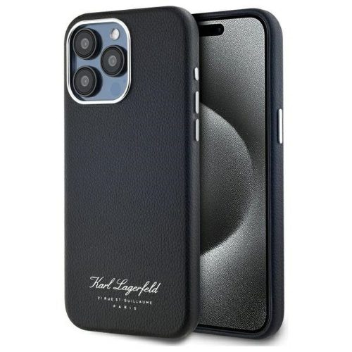 Karl Lagerfeld KLHCP15XPGWCMKHK iPhone 15 Pro Max 6,7" Hotel RSG tok, fekete