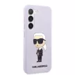 Karl Lagerfeld Samsung Galaxy S23 Silicone Ikonik (KLHCS23SSNIKBCU) hátlap, tok, lila