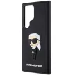 Karl Lagerfeld KLHCS24L3DRKINK 3D GUMI IKONIK NFT Samsung Galaxy S24 Ultra tok, fekete