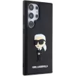 Karl Lagerfeld KLHCS24L3DRKINK 3D GUMI IKONIK NFT Samsung Galaxy S24 Ultra tok, fekete