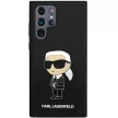 Karl Lagerfeld Samsung Galaxy S24 Ultra Silicone Ikonik (KLHCS24LSNIKBCK) hátlap, tok, fekete