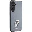 Karl Lagerfeld KLHCS24MPSAKCMPG Samsung Galaxy S24 Plus (PU Saffiano Karl and Choupette) tok, szürke