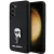 Karl Lagerfeld Silicone Ikonik Metal Pin KLHCS24MSMHHKNPK Samsung Galaxy S24 Plus tok, fekete