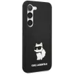 Karl Lagerfeld Samsung Galaxy Samsung Galaxy S24 Plus KLHCS24MSNCHBCK Silicone Choupette tok, fekete
