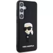 Karl Lagerfeld KLHCS24S3DRKINK Samsung Galaxy S24 (3D Rubber Ikonik) tok, fekete