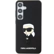 Karl Lagerfeld KLHCS24S3DRKINK Samsung Galaxy S24 (3D Rubber Ikonik) tok, fekete