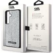 Karl Lagerfeld Rhinestone Metal Logo Samsung Galaxy S24 KLHCS24SHDSPRS tok, ezüst