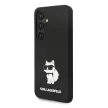 Karl Lagerfeld Samsung Galaxy S24 Liquid Silicone Choupette NFT KLHCS24SSNCHBCK hátlap, tok, fekete