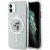 Karl Lagerfeld KLHMN61HGKCNOT Karl&Choupette Glitter MagSafe iPhone 11/Xr, hátlap, tok, átlátszó