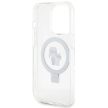 Karl Lagerfeld Ring Stand Karl&Choupette MagSafe case for iPhone 13 Pro/13 tok, fehér