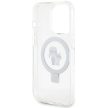 Karl Lagerfeld Ring Stand Karl&Choupette MagSafe case for iPhone 13 Pro Max tok, fehér
