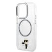 Karl Lagerfeld Magsafe IML NFT Karl&Choupette iPhone 14 Pro 6,1" KLHMP14LHNKCIT hátlap, tok, átlátszó
