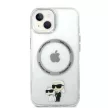 Karl Lagerfeld Magsafe IML NFT Karl&Choupette iPhone 14 Plus 6,7" KLHMP14MHNKCIT hátlap, tok, átlátszó