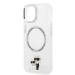 Karl Lagerfeld Magsafe IML NFT Karl&Choupette iPhone 14 Plus 6,7" KLHMP14MHNKCIT hátlap, tok, átlátszó