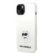Karl Lagerfeld KLHMP14MSNCHBCH Silicone Choupette MagSafe iPhone 14 Plus/15 Plus 6,7" tok, fehér