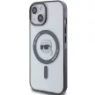 Karl Lagerfeld KLHMP15MHKHNOTK IML Karl's Head MagSafe iPhone 14 Plus/15 Plus 6.7" hátlap, tok, átlátszó